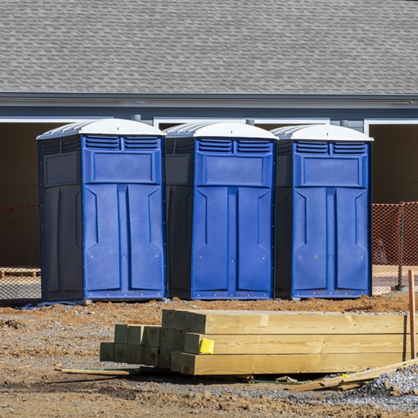 are there any restrictions on what items can be disposed of in the portable toilets in Jena